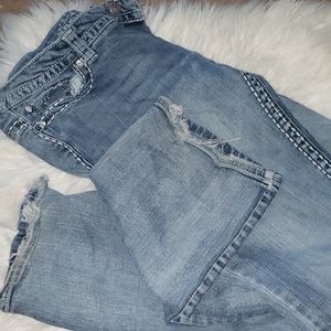 Paisley Sky flare jeans